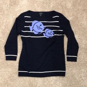 Like New Talbots Navy Cashmere SweaterZ. XS